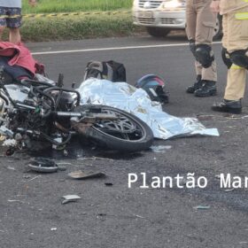Fotos de Imprudência na rodovia mata motociclista em Maringá 