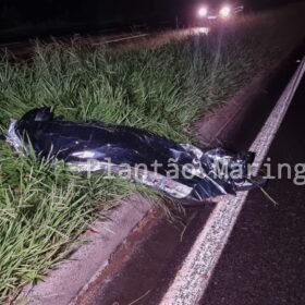 Fotos de Motociclista morreu após acidente envolvendo quatro veículos na BR-376 em Marialva 