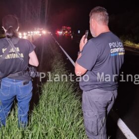 Fotos de Motociclista morreu após acidente envolvendo quatro veículos na BR-376 em Marialva 