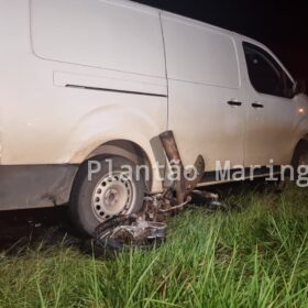 Fotos de Motociclista morreu após acidente envolvendo quatro veículos na BR-376 em Marialva 