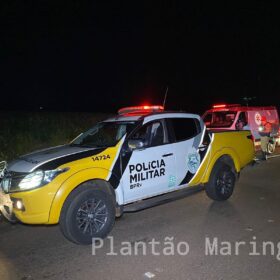 Fotos de Identificado motorista que morreu esmagado por caminhão após ser ejetado de veículo na PR-323