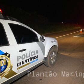 Fotos de Identificado motorista que morreu esmagado por caminhão após ser ejetado de veículo na PR-323