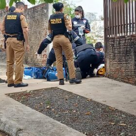 Fotos de No dia do aniversário homem invade casa, faz duas pessoas refém e é baleado pela PM, em Maringá