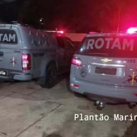 Fotos de Três homens suspeitos de matar um jovem são presos pela Rotam em Sarandi