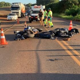 Fotos de Motociclista morre após bater em colheitadeira na BR-369 