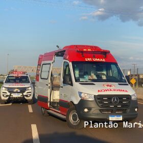 Fotos de Pedestre é intubada após ser atropelada na rodovia PR-323