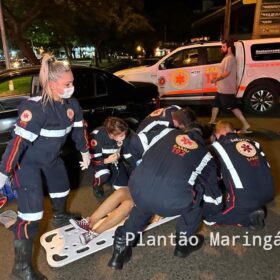 Fotos de Casal sofre ferimentos graves após ser atropelado em Maringá