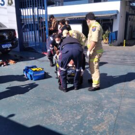 Fotos de Homem é baleado enquanto queimava fios de cobre em terreno baldio em Maringá