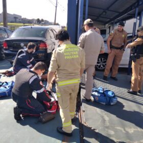 Fotos de Homem é baleado enquanto queimava fios de cobre em terreno baldio em Maringá