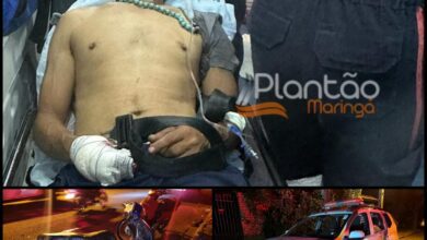 Fotos de Homem fica ferido após ser atingido com golpes de facão, em Maringá