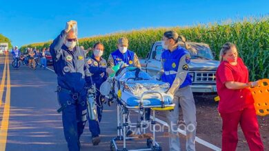 Fotos de Jovem é socorrido de helicóptero após queda de moto 