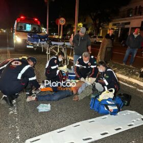 Fotos de Motociclista com mandado de prisão por homicídio é intubado após acidente em Maringá