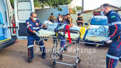 Fotos de Pedreiro é socorrido em estado gravíssimo após ser esfaqueado em Maringá