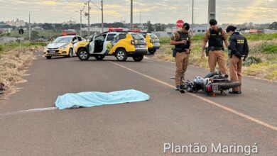 Fotos de Homem é encontrado morto caído ao lado de moto em loteamento em Sarandi