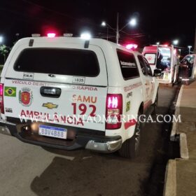 Fotos de Motociclista é intubado após cair da garupa de uma moto