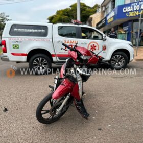 Fotos de Carro avança preferencial causando acidente que deixou pai e filho feridos em Maringá