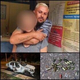 Fotos de Homem obrigado a se ajoelhar e é executado com 30 tiros na frente do filho de 9 anos, em Maringá