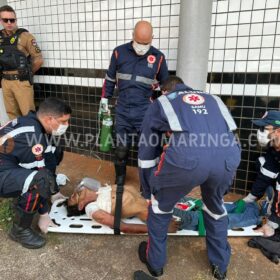 Fotos de Homem é esfaqueado pela esposa após se recusar ir ao bar em Maringá