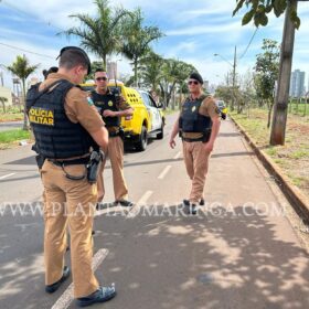 Fotos de Motorista é socorrido em estado grave após ser esfaqueado e ter o carro roubado em Maringá