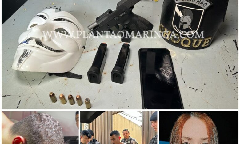 Fotos de Suspeitos de matar médica em Maringá são presos pela Polícia Militar - um dos suspeitos mora a pouco metros da casa da vítima 
