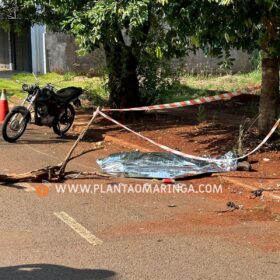 Fotos de Jovem de 23 anos morre após grave acidente de moto em Maringá 