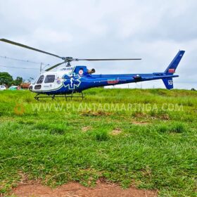 Fotos de Homem é socorrido de helicóptero após ser baleado em Maringá; estado é grave