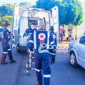 Fotos de Homem é socorrido em estado gravíssimo após ser esfaqueado pelo próprio irmão em Maringá 