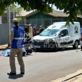 Fotos de Jovem trabalhador morre após acidente de moto em Maringá