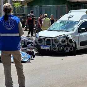 Fotos de Jovem trabalhador morre após acidente de moto em Maringá