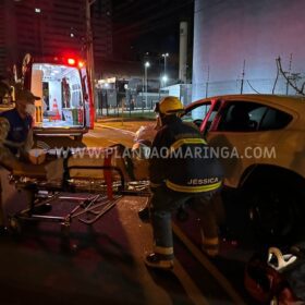 Fotos de Motociclista é intubado após grave acidente em Maringá 