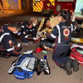 Fotos de Motociclista é intubado após grave acidente em Maringá 