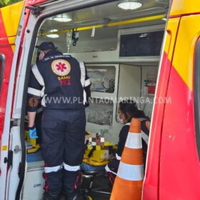 Fotos de Trabalhadores ficam gravemente feridos após desabamento de muro em Maringá