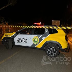 Fotos de Polícia investiga se carro encontrado incendiado foi usado em execução em Maringá