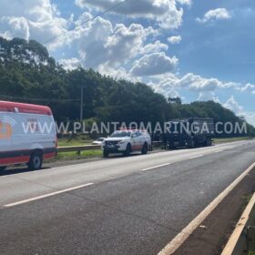 Fotos de Briga de trânsito em Maringá termina com caminhoneiro baleado