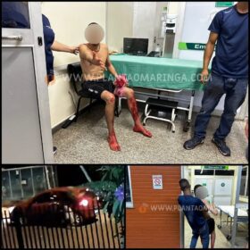 Fotos de Jovem é baleado em frente à casa da mãe em Maringá