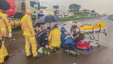 Fotos de Mulher morre ao ser atropelada na rodovia em Maringá