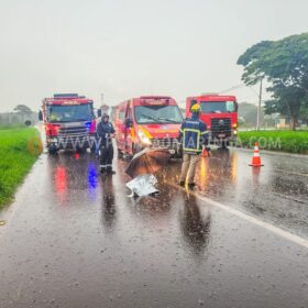 Fotos de Mulher morre ao ser atropelada na rodovia em Maringá