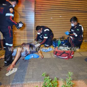 Fotos de Atentado a tiros em bar deixa homem em estado grave, em Maringá