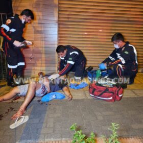 Fotos de Atentado a tiros em bar deixa homem em estado grave, em Maringá