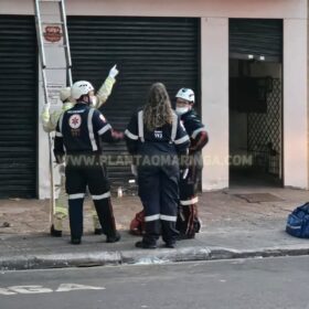 Fotos de Trabalhador de 72 anos, que sofreu uma descarga elétrica de 13 mil volts em Maringá, morre no hospital