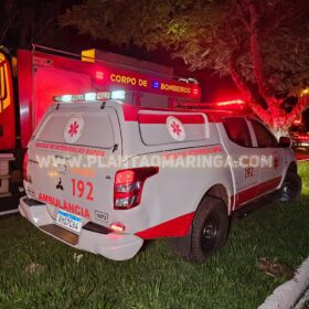 Fotos de Homem morre após bater carro contra árvore em Maringá