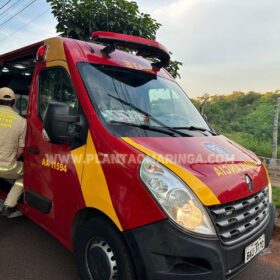 Fotos de Jovem é socorrido só de cueca e afirma que foi sequestrado e teve a caminhonete roubada em Maringá