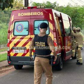 Fotos de Jovem é socorrido só de cueca e afirma que foi sequestrado e teve a caminhonete roubada em Maringá