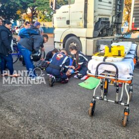 Fotos de A caminho do trabalho moça é socorrida em estado grave após ser arrastada por carreta em Maringá