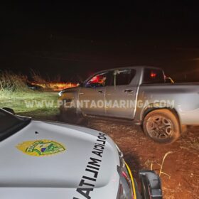 Fotos de Após perseguição, polícia consegue recuperar caminhonete roubada em Maringá