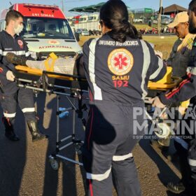 Fotos de Caminhoneiro atropelado no Contorno Sul em Maringá morre no hospital