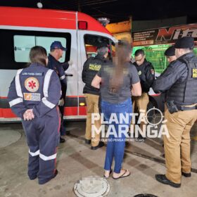 Fotos de Jovem é socorrido com ferimentos graves após ser esfaqueado e acaba preso em Sarandi 