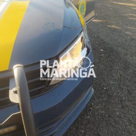 Fotos de Câmera registra perseguição policial que resultou na apreensão de carro carregado de drogas em Maringá