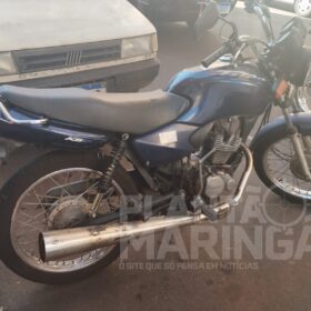 Fotos de Motocicleta com mais de R$ 500 mil em débitos é apreendida pelo Semob em Maringá