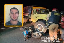 Fotos de Motociclista fica em estado gravíssimo após colisão com caminhão entre Maringá e Floresta